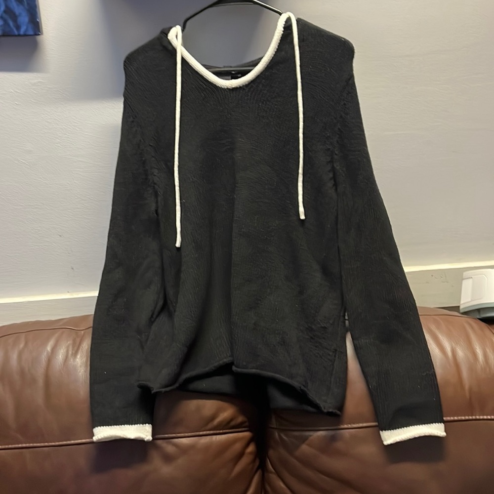 Joan Vass sweater with hoodie size M worn once